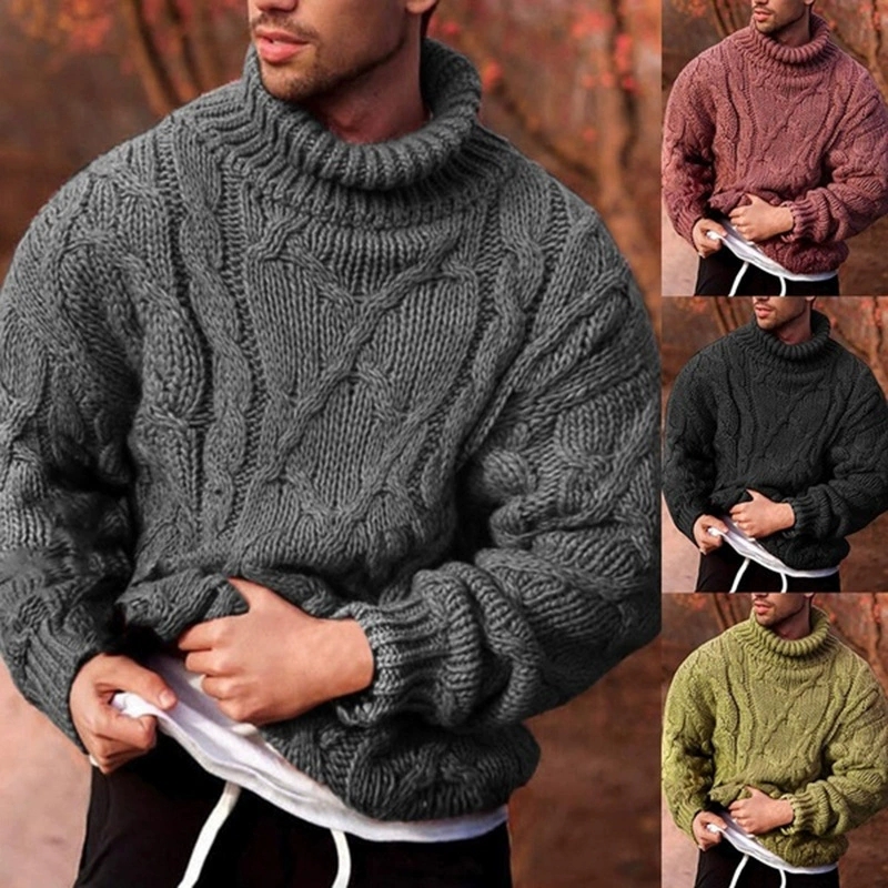 Mens Fashion Jumpers - Autumn and winter European and American