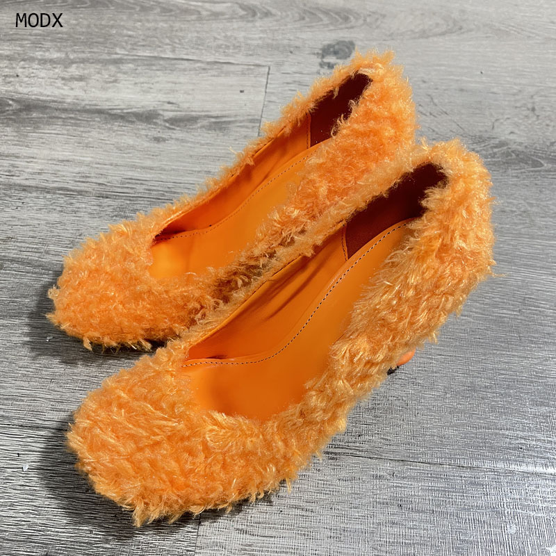 Men'S Fashion Night Out - 2026 Women Summer Red Furry Faux