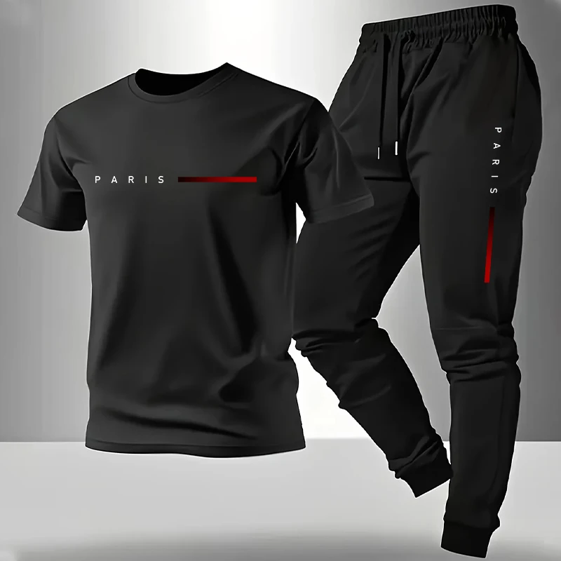 Queer Men'S Fashion - 2026 New Arrival Men's Tracksuit T-shirt