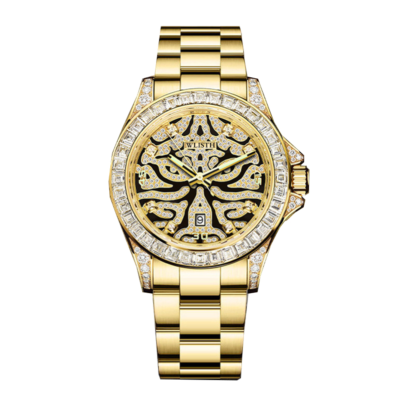 Men'S Fashion Night Out - WLISTH Luxury Men Quartz Watch Tiger