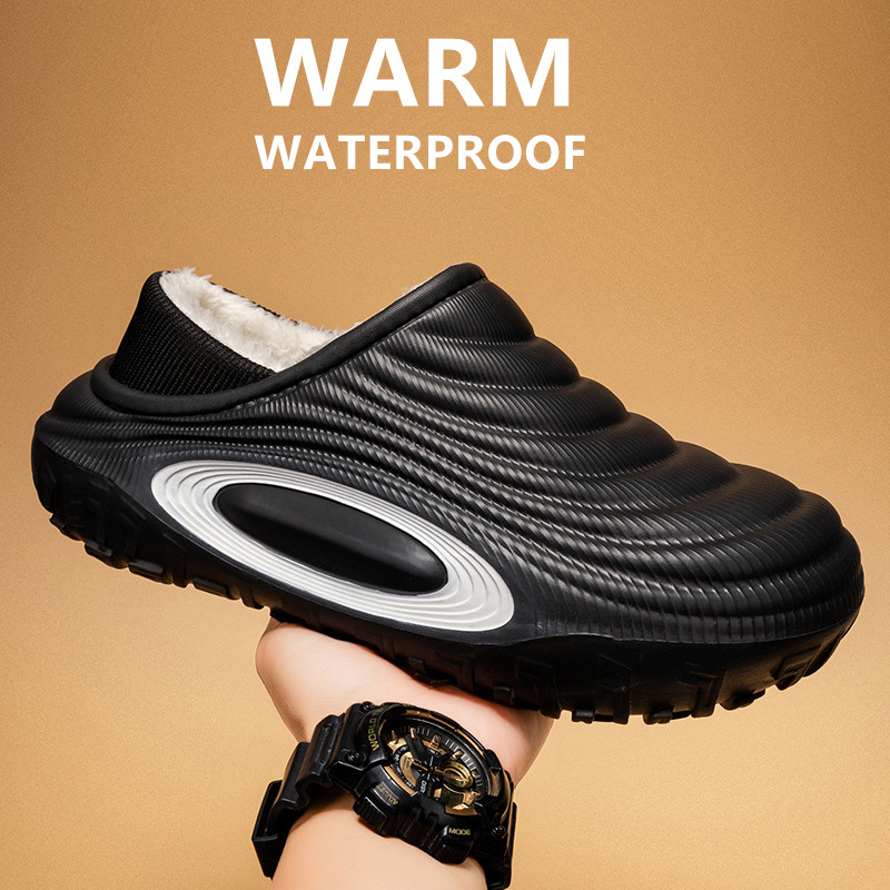 Men'S Fashion Hiking Boots - New Fashion Cotton Men's Slippers Winter