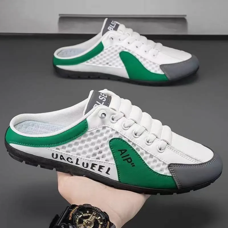 Mens Fashion Trainers - Men's Fashion Soft-soled Half Slippers Summer