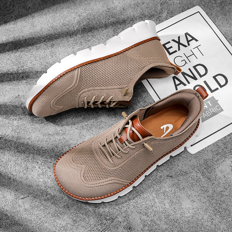 Mens Fashion Trainers - Stylish Men Wide Box Shoes Barefoot