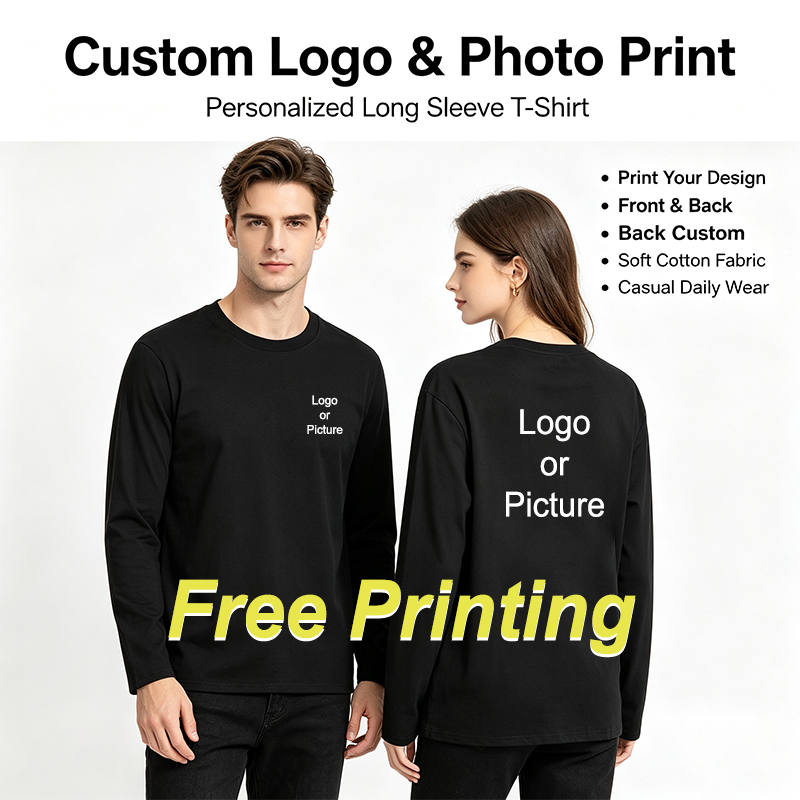 Queer Men'S Fashion - Customized Cotton Long Sleeve T-shirts Men