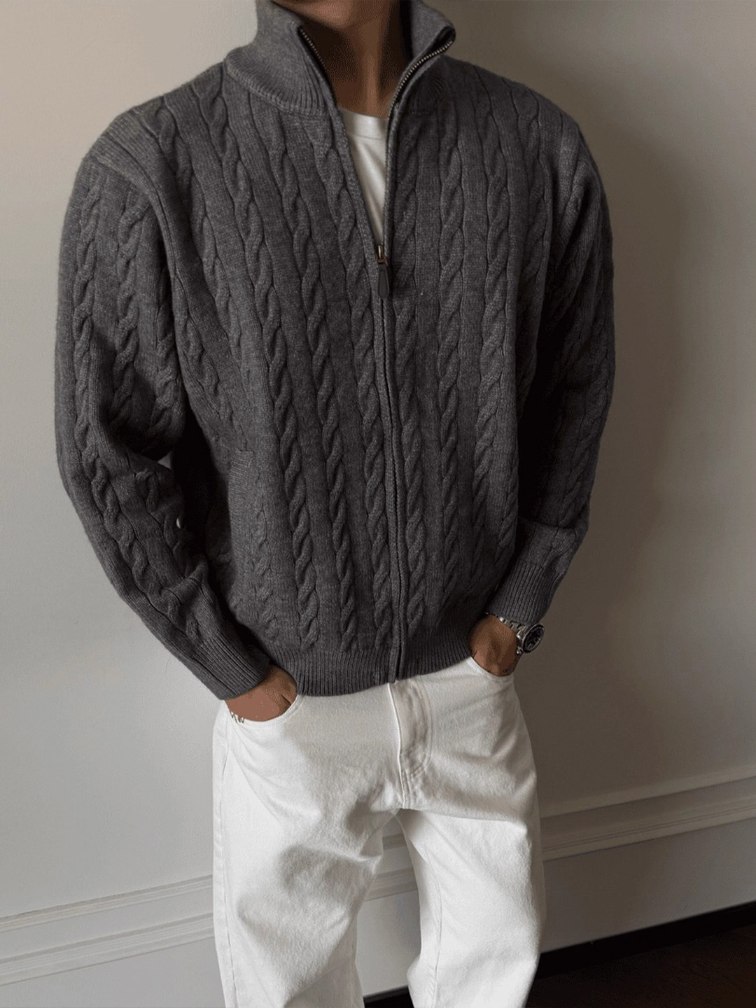 Fur Collar Pullovers Anime Men - огляд і ціна Mens Fashion Style Images
