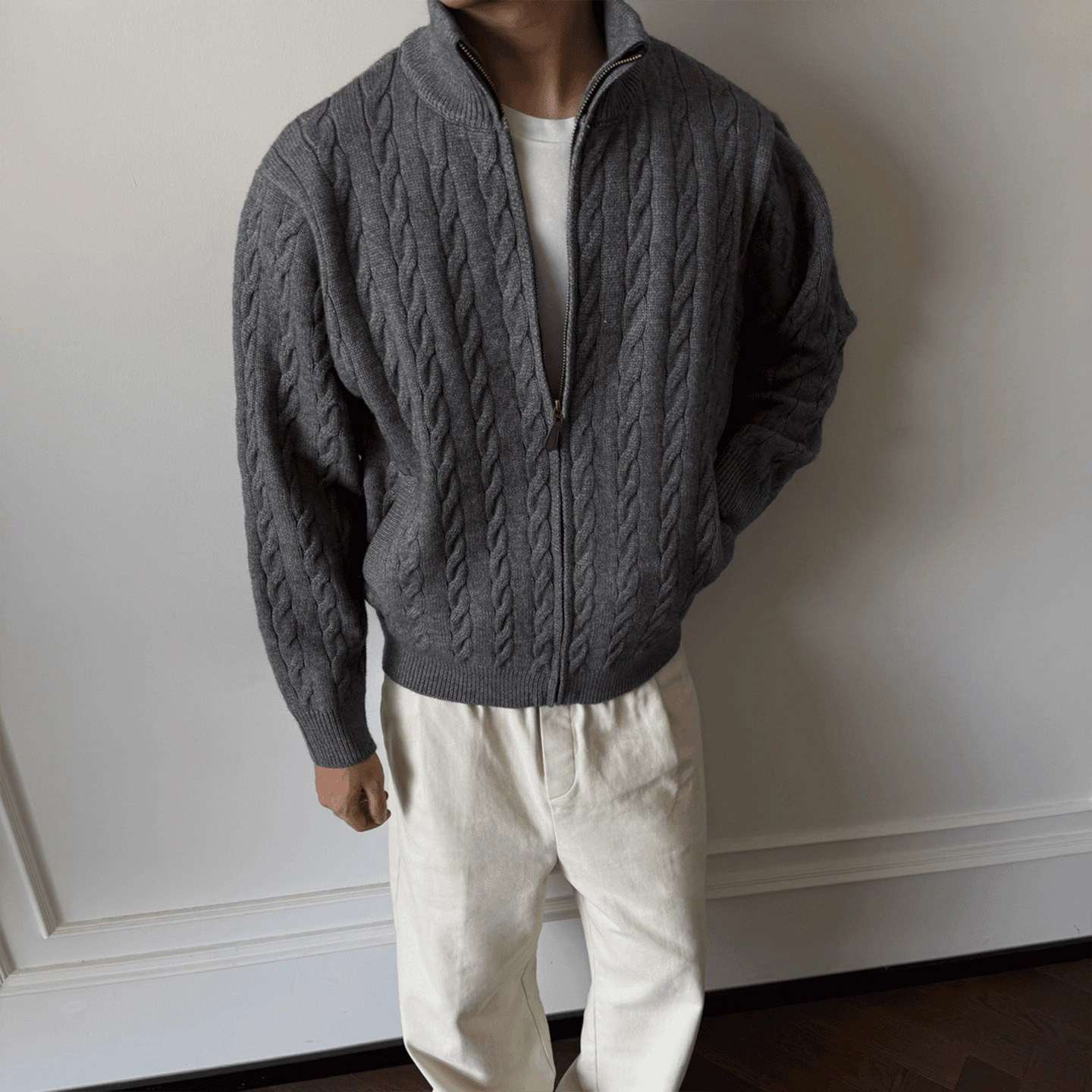 Fur Collar Pullovers Anime Men - огляд і ціна Mens Fashion Style Images
