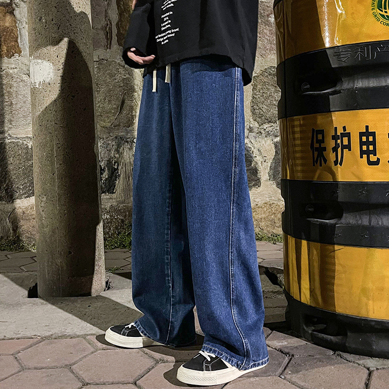 Korean Fashion Men's Baggy Jea - огляд і ціна Men'S Fashion Grey Jeans