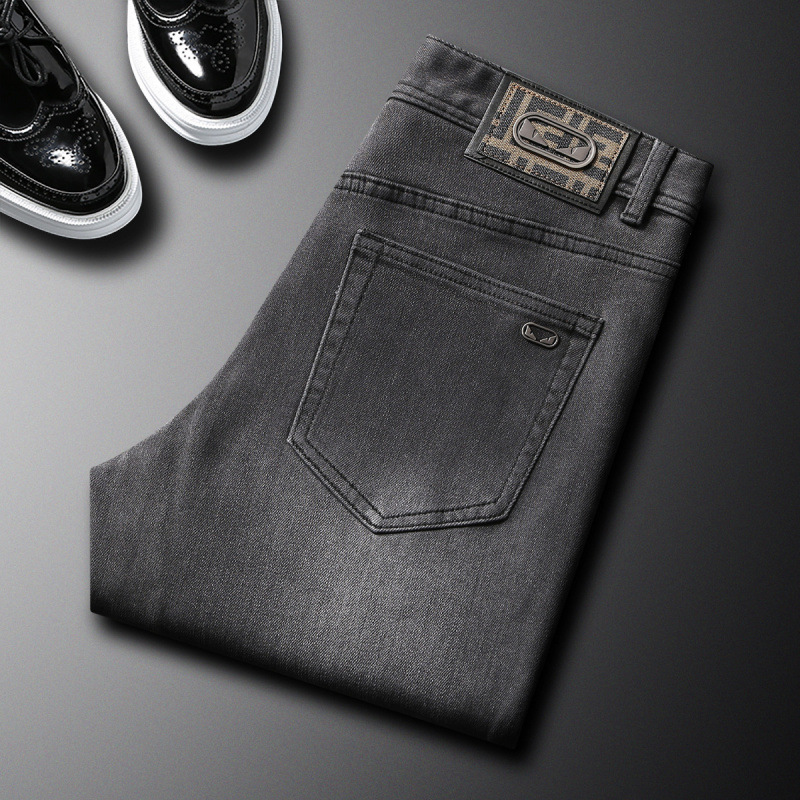 2025 autumn new trendy brand j - огляд і ціна Men'S Fashion Grey Jeans
