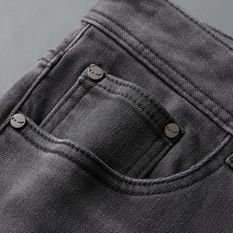 2025 autumn new trendy brand j - огляд і ціна Men'S Fashion Grey Jeans