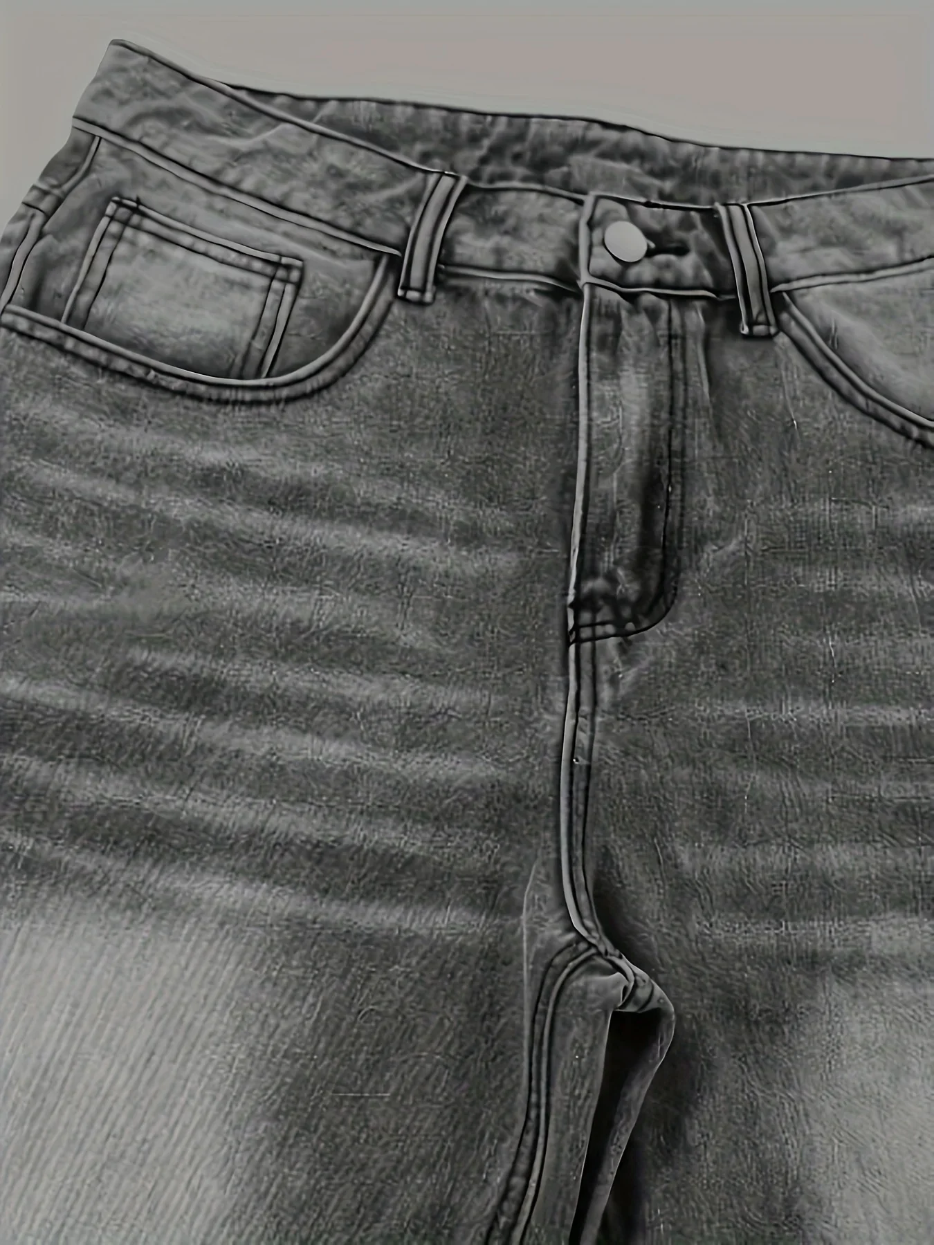 Men's fashion grey jeans casua - огляд і ціна Men'S Fashion Grey Jeans