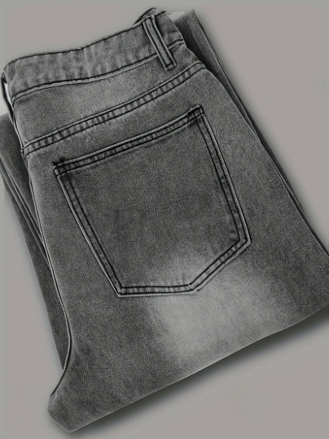 Men's fashion grey jeans casua - огляд і ціна Men'S Fashion Grey Jeans