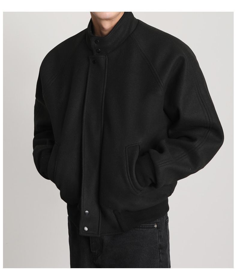 Wool Blend Jacket Man High Qua - огляд і ціна Mens Fashion Style Images