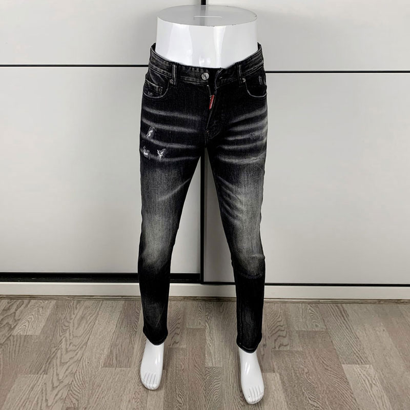 Street Fashion Men's Tight Bla - огляд і ціна Men'S Fashion Grey Jeans