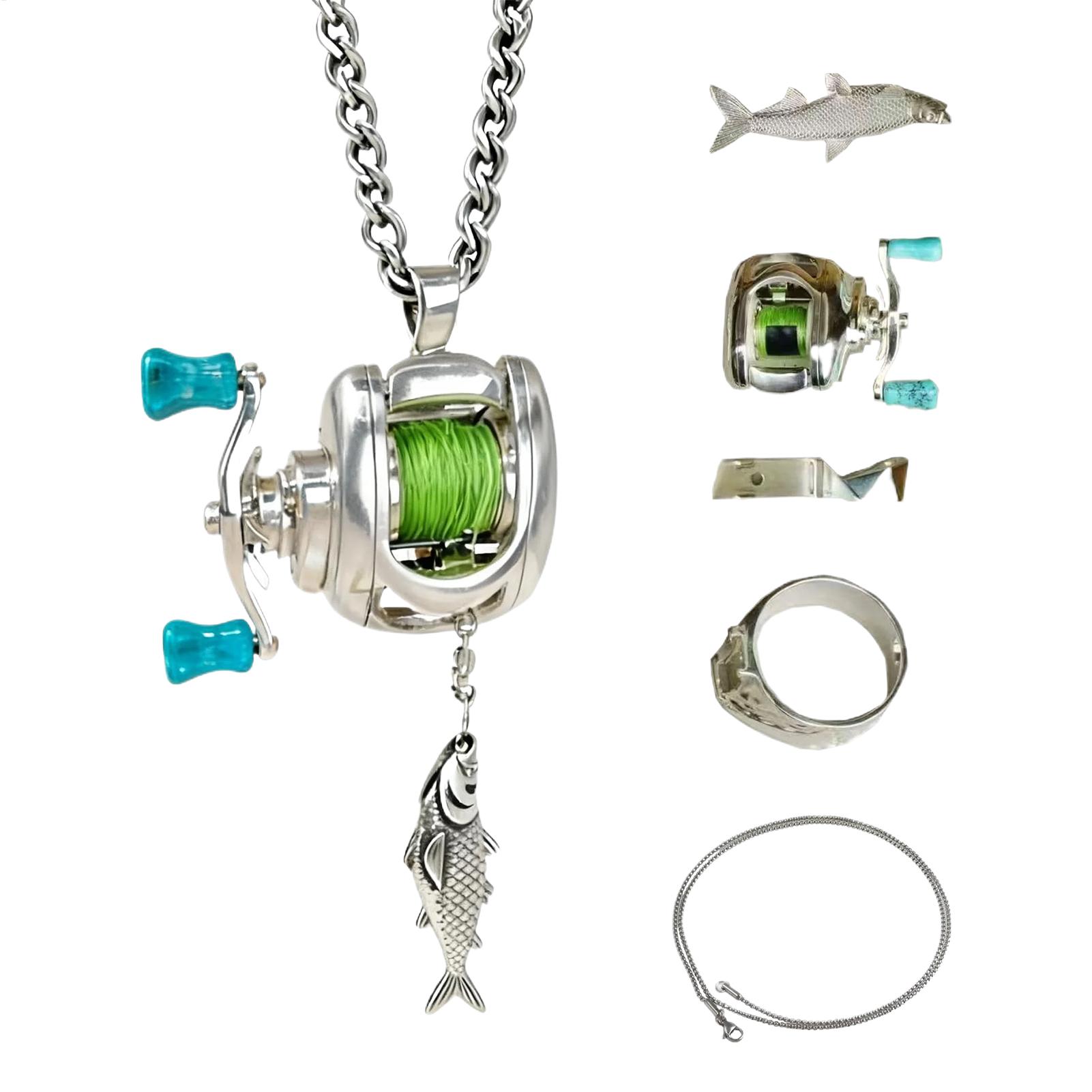 2026 Fishing Pendant Necklace  - огляд і ціна Men'S Fashion Night Out