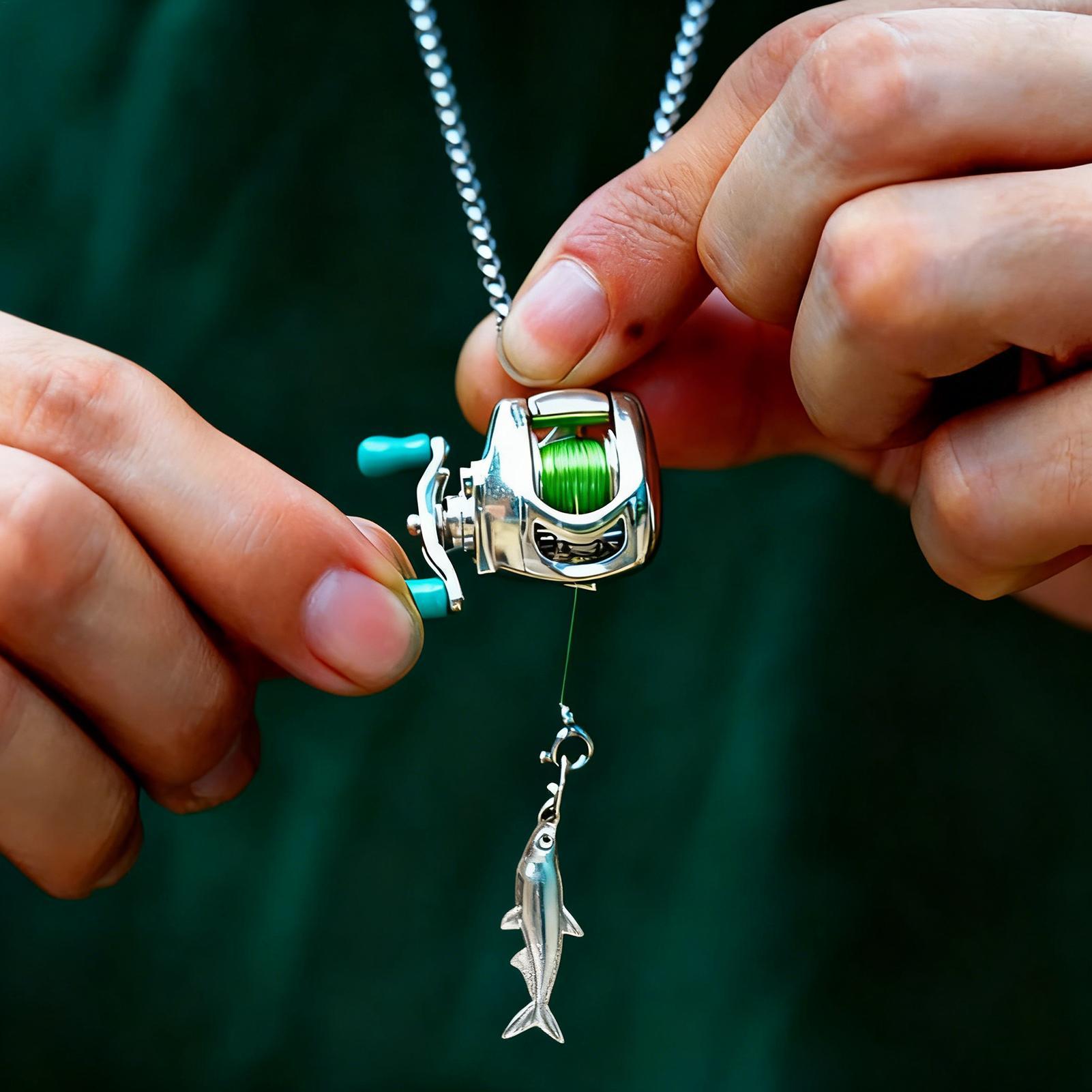 2026 Fishing Pendant Necklace  - огляд і ціна Men'S Fashion Night Out