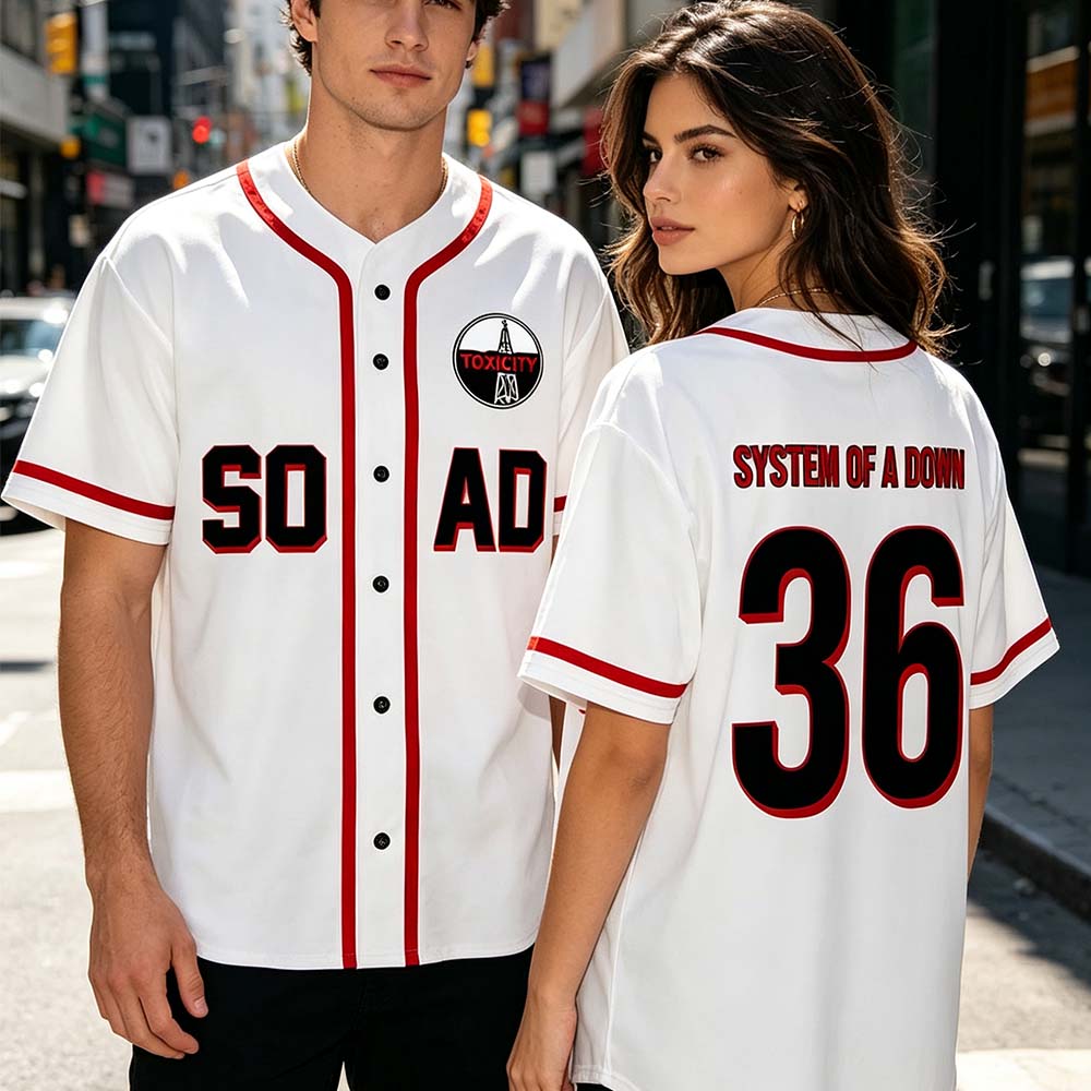 System of A Down Baseball Jers - огляд і ціна Mens Fashion Baseball Jersey