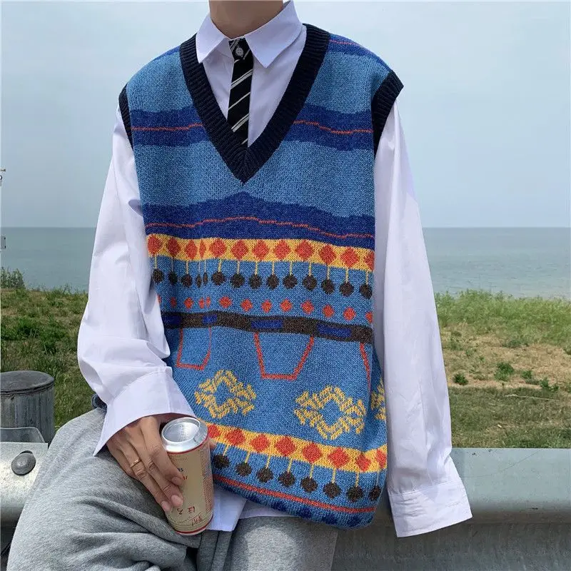 Waistcoat Korean Fashion Knit  - огляд і ціна Men'S Fashion Reviews