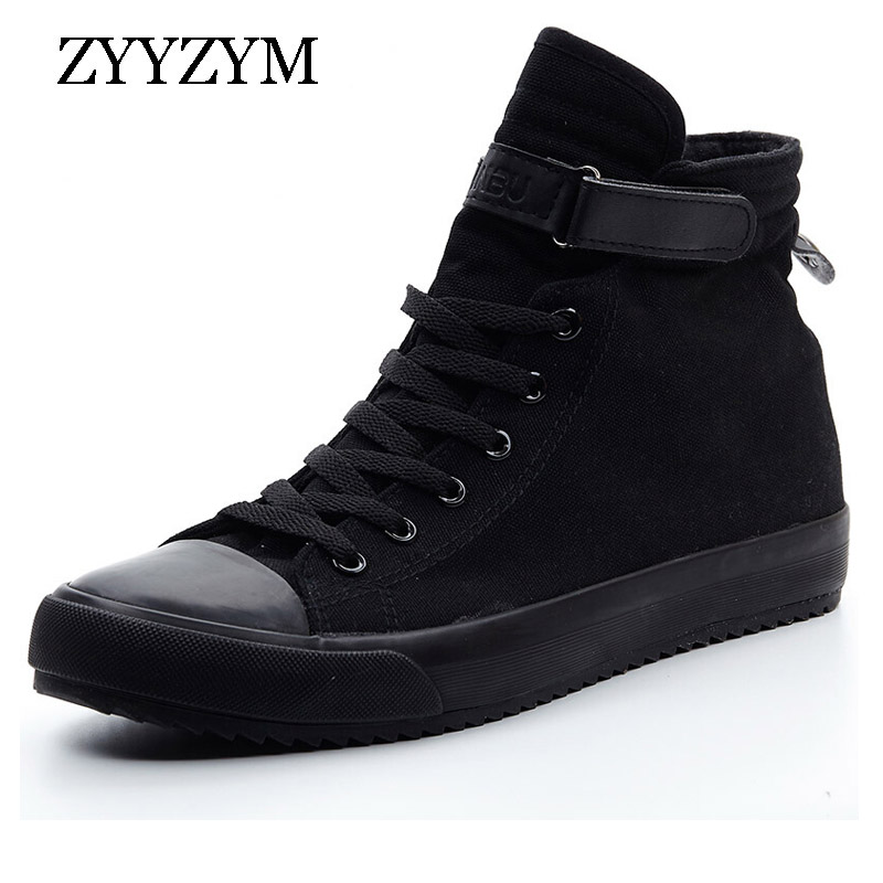 Men Canvas Shoes Fashion high  - огляд і ціна Mens Fashion Help
