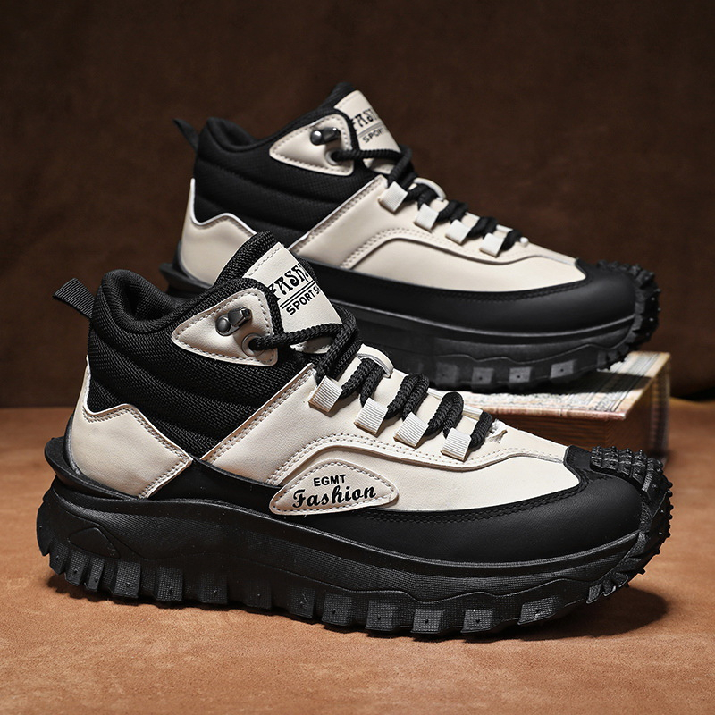 Men'S Black And White Mid Top  - огляд і ціна Men'S Fashion Hiking Boots