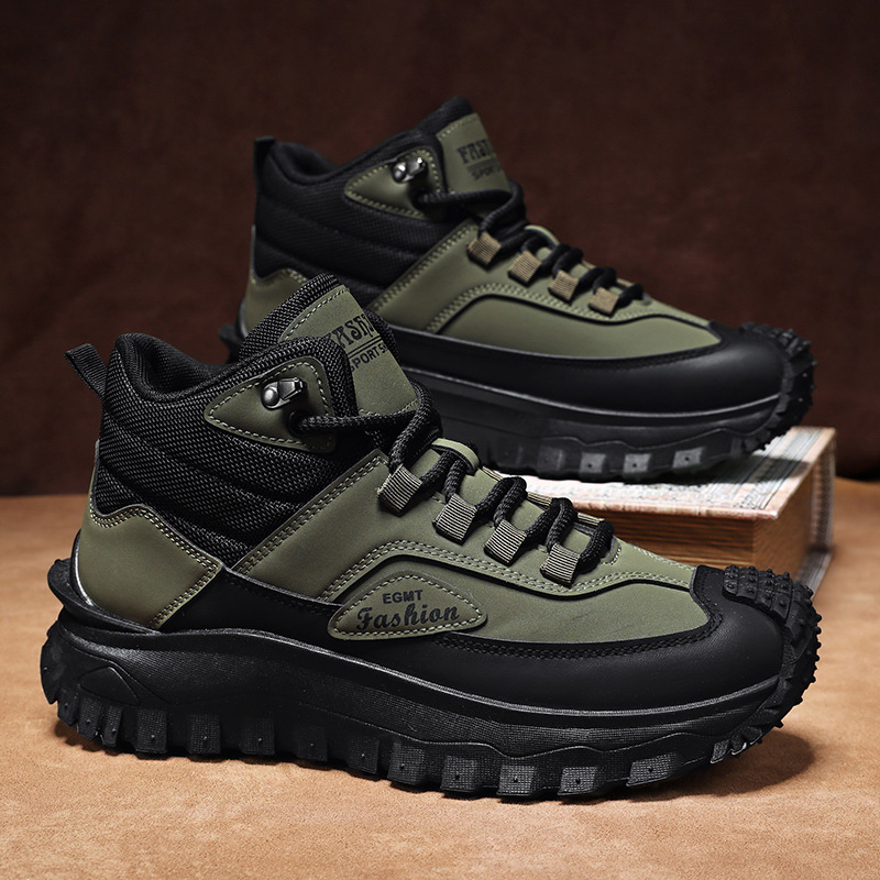 Men'S Black And White Mid Top  - огляд і ціна Men'S Fashion Hiking Boots