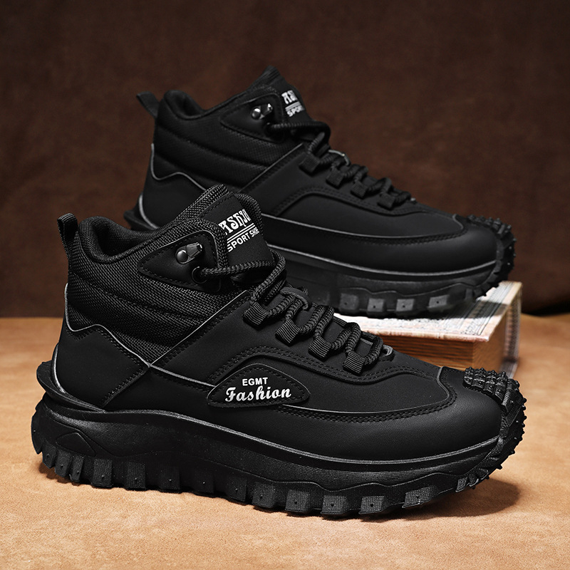 Men'S Black And White Mid Top  - огляд і ціна Men'S Fashion Hiking Boots