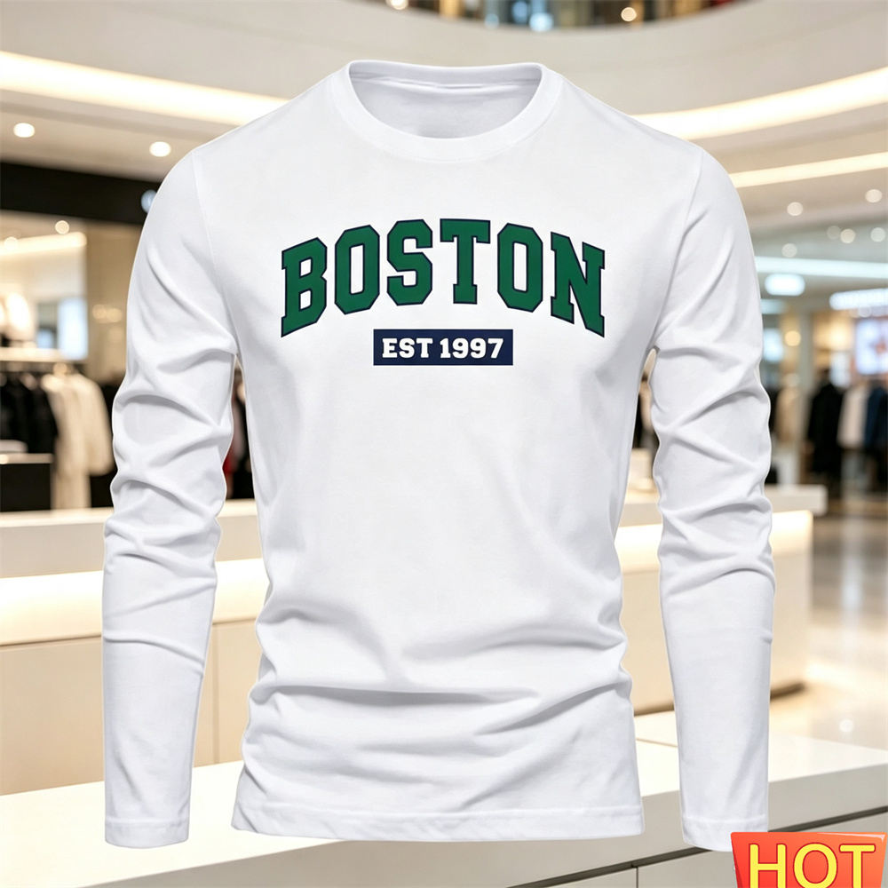 Autumn Summer Men's long sleev - огляд і ціна Queer Men'S Fashion