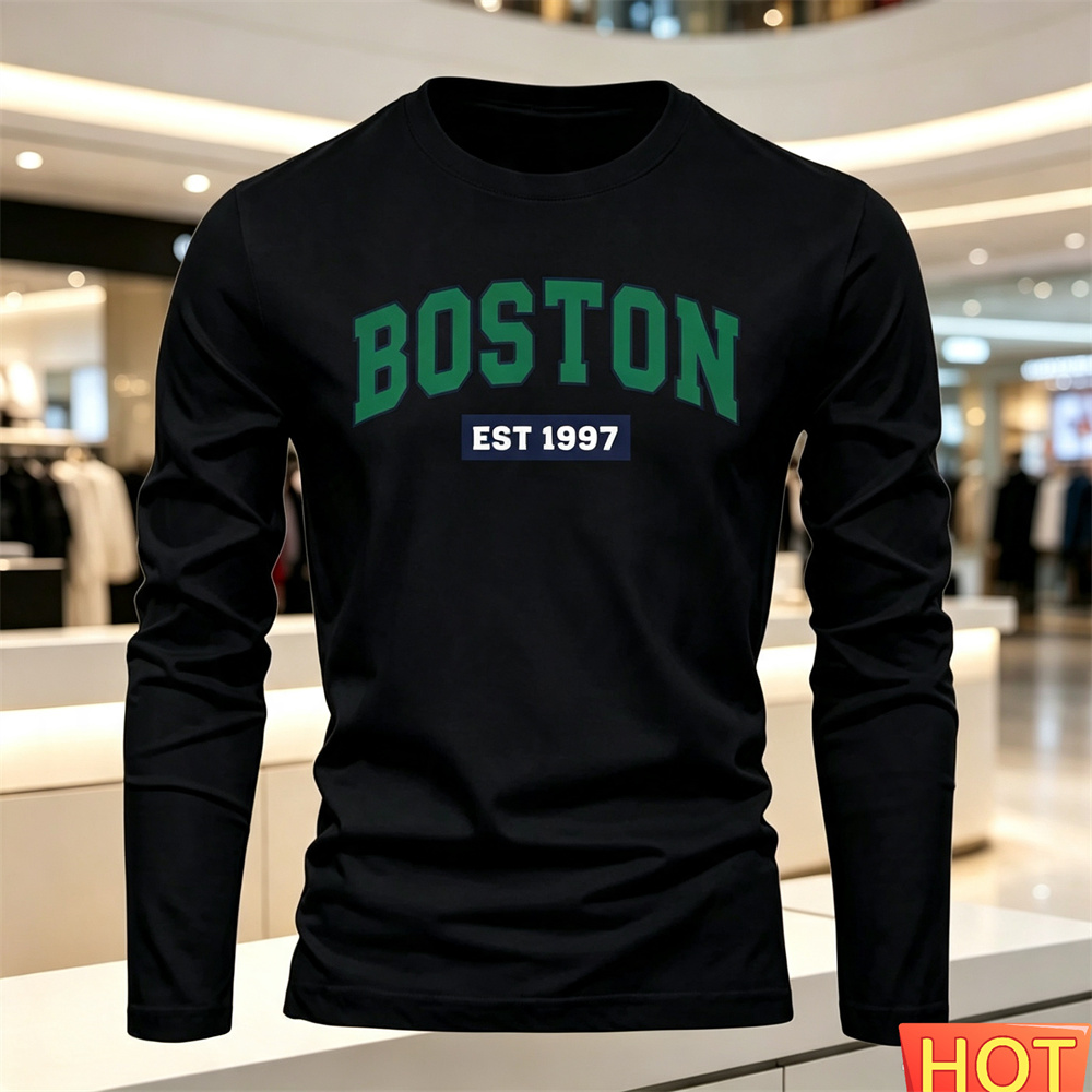 Autumn Summer Men's long sleev - огляд і ціна Queer Men'S Fashion