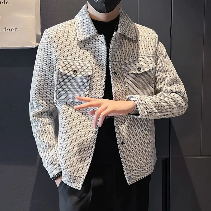 Male Wool & Blends Coats Strip - огляд і ціна Men'S Fashion Reviews