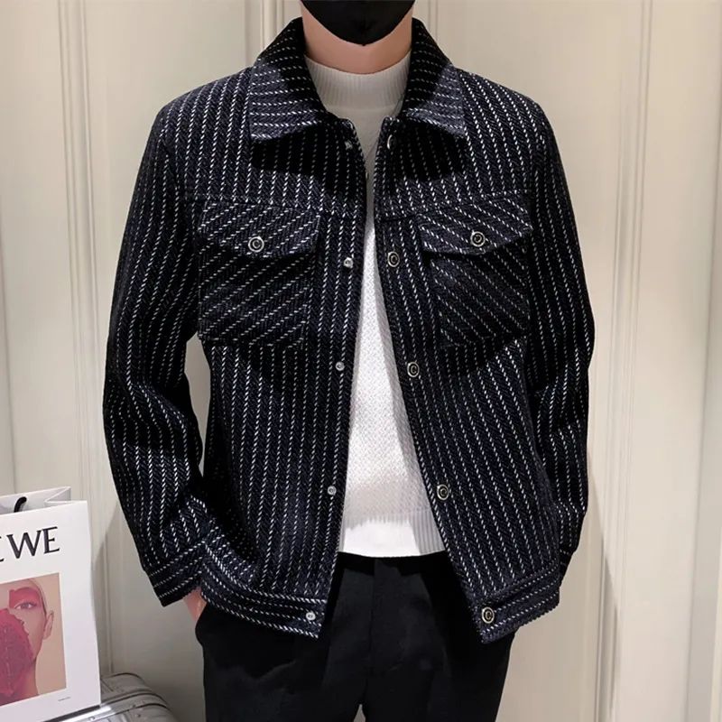 Male Wool & Blends Coats Strip - огляд і ціна Men'S Fashion Reviews
