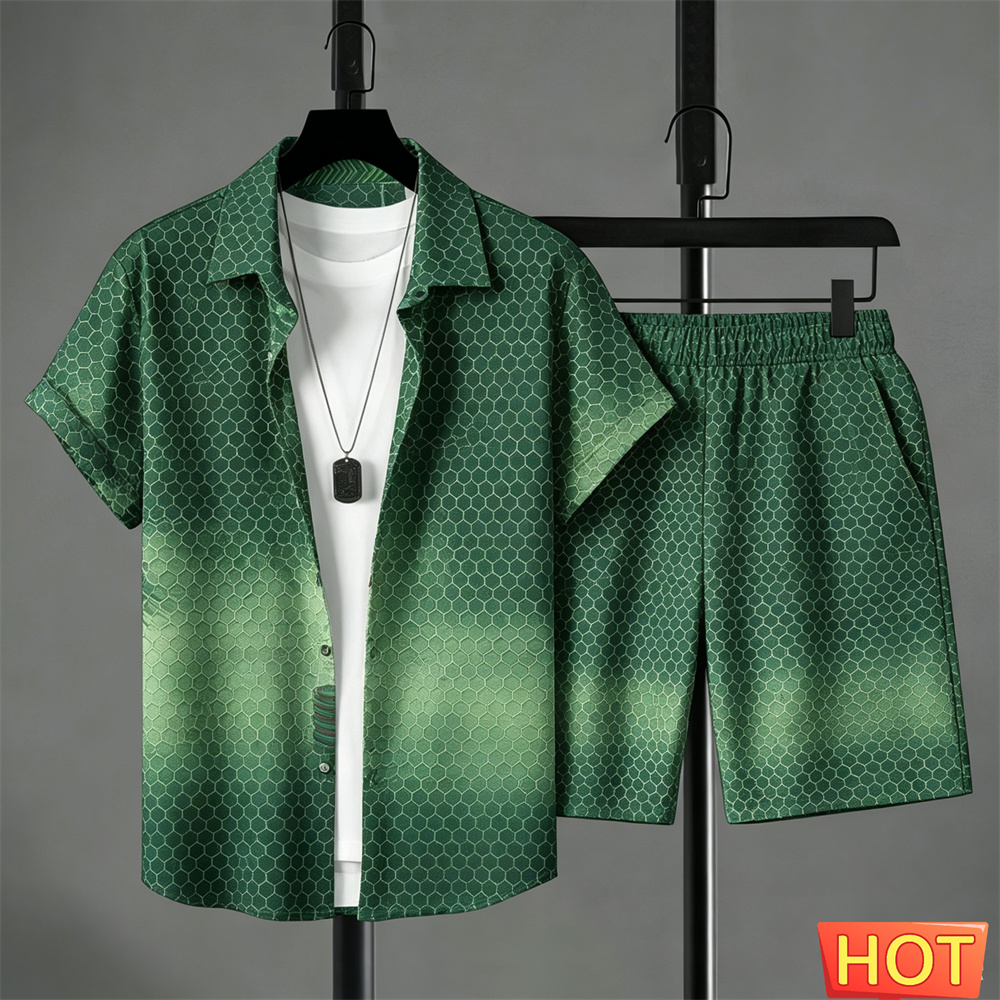 Summer Outfits Man Shirt Set G - огляд і ціна Queer Men'S Fashion