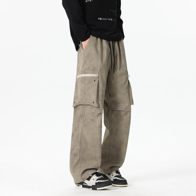 Men's Elastic High-waist Pocke - огляд і ціна Mens Fashion Cargo Pants