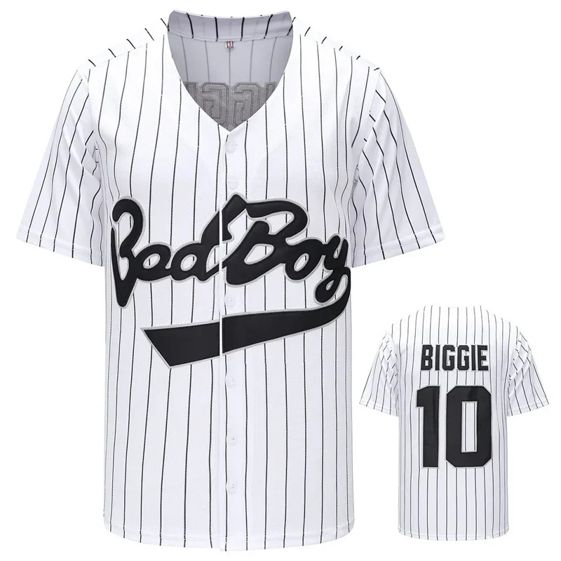 Movie #10 Bad Boy BIGGIE Baseb - огляд і ціна Mens Fashion Baseball Jersey