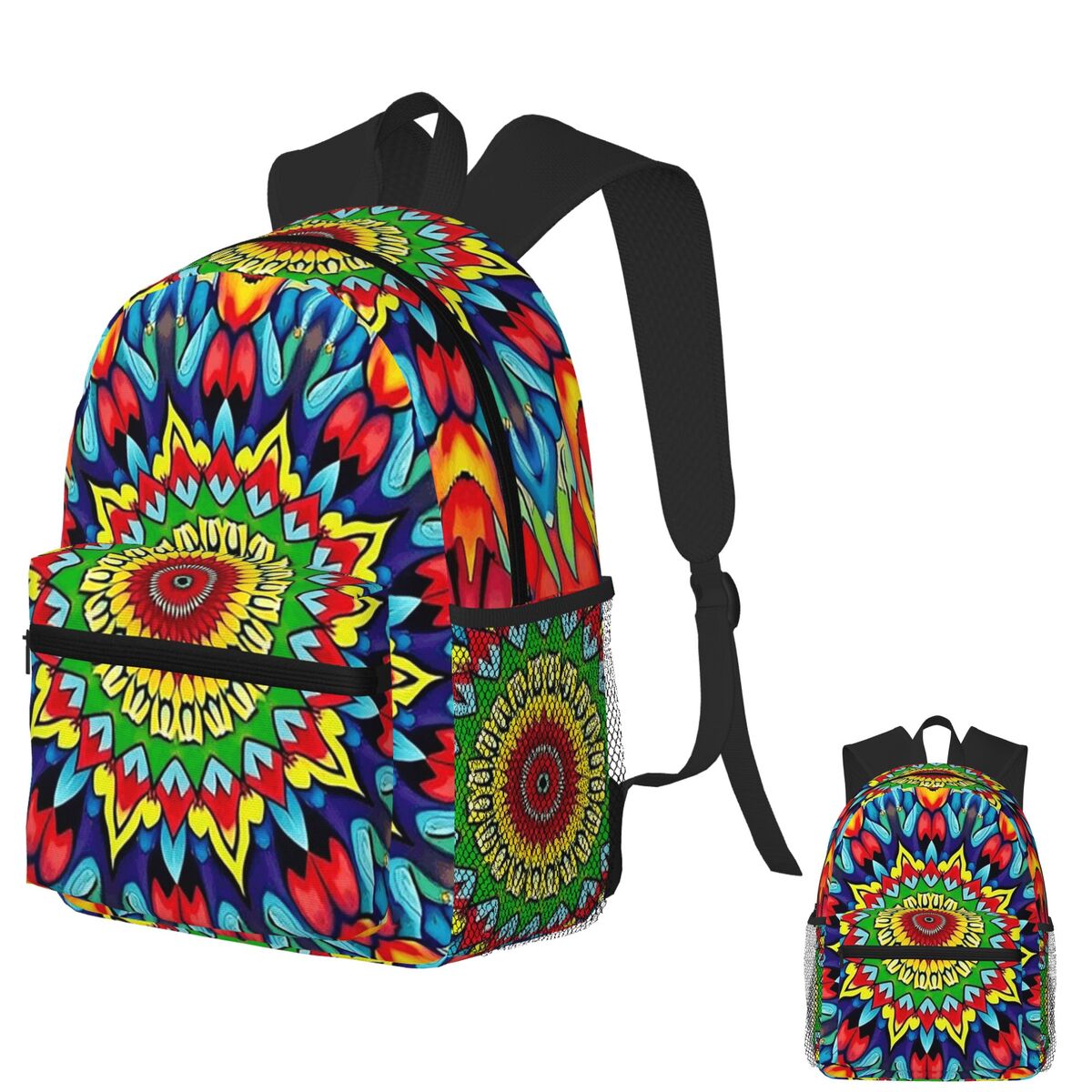 Vibrant Trippy Mandala 1960s P - огляд і ціна Men'S Fashion 1960S