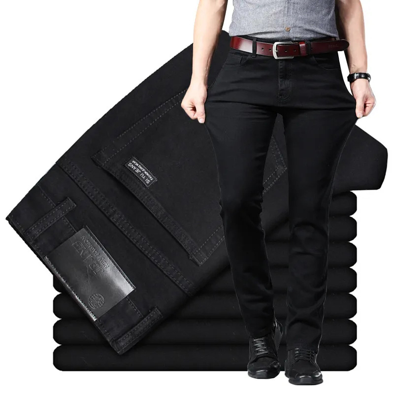 Men Plus Size Jeans 38 40 Slim - огляд і ціна Skinny Jeans Ripped