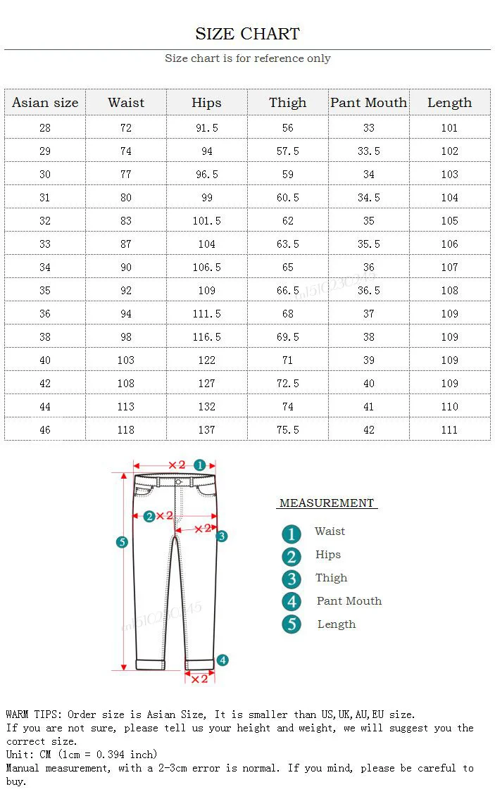 Men Plus Size Jeans 38 40 Slim - огляд і ціна Skinny Jeans Ripped