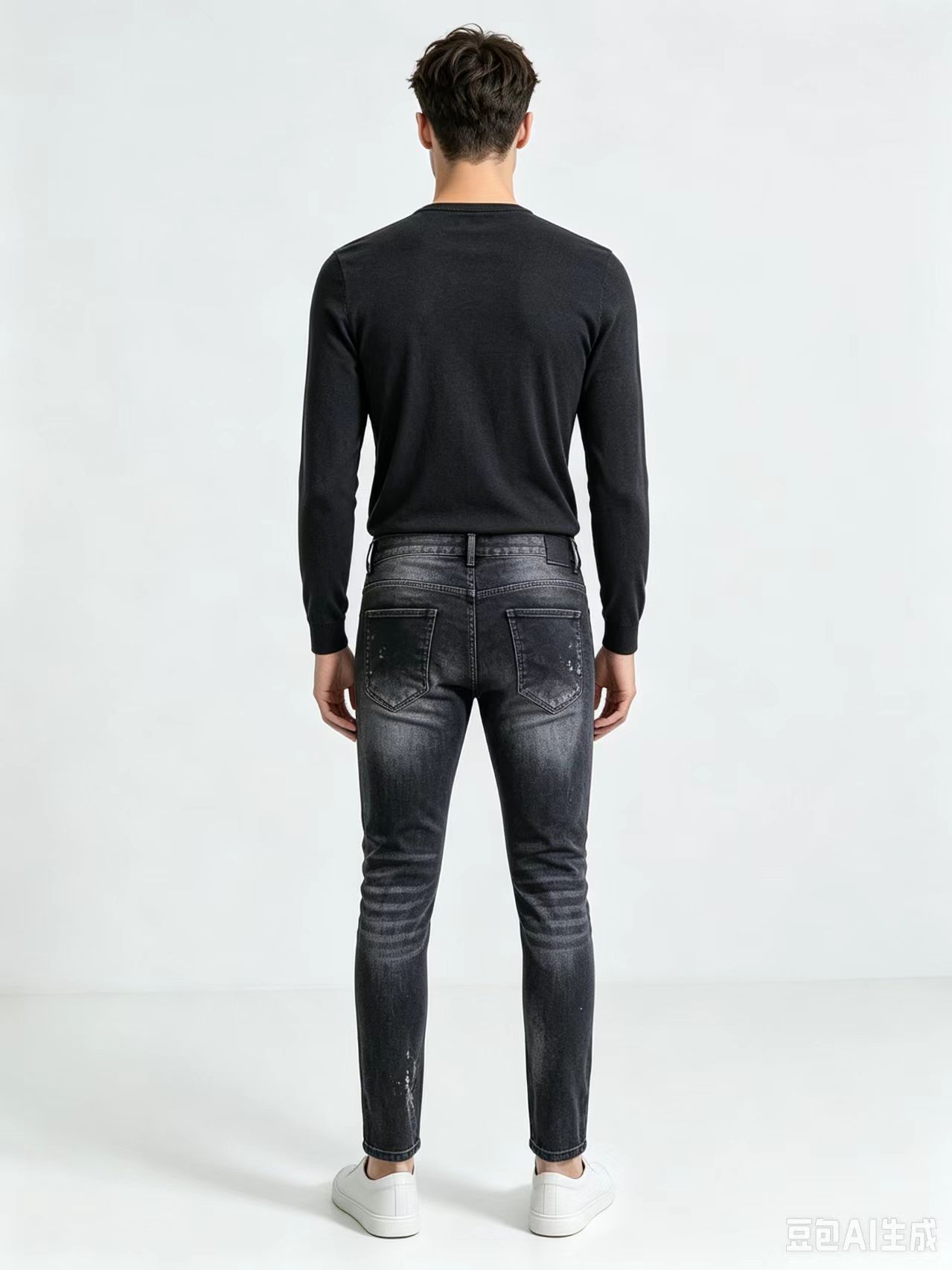 Men's High Street Hip Hop Graf - огляд і ціна Men'S Fashion Grey Jeans