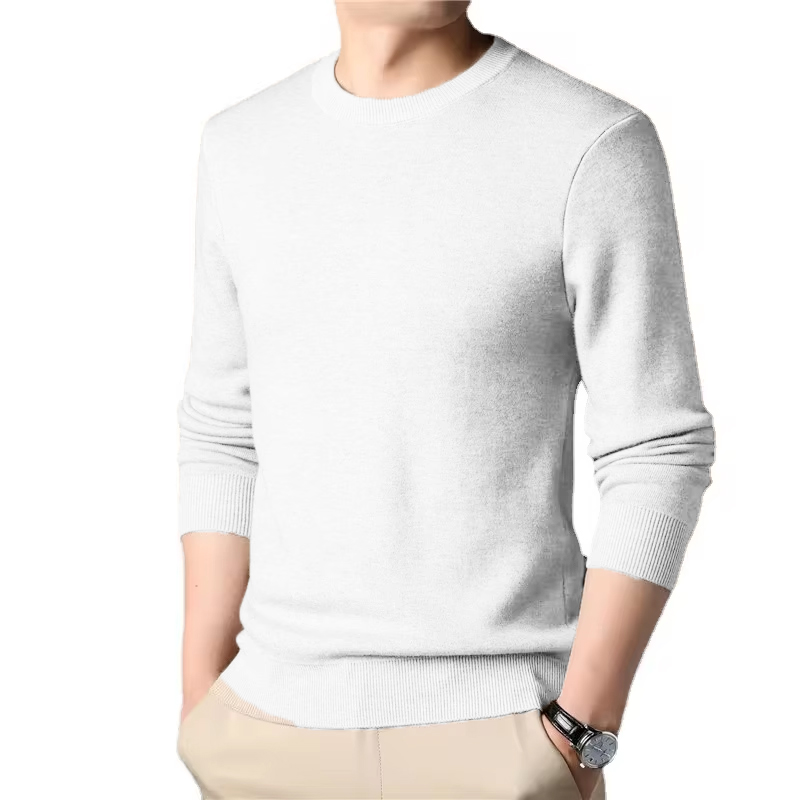 Men's Solid Color Knitted Pull - огляд і ціна Mens Fashion Jumpers