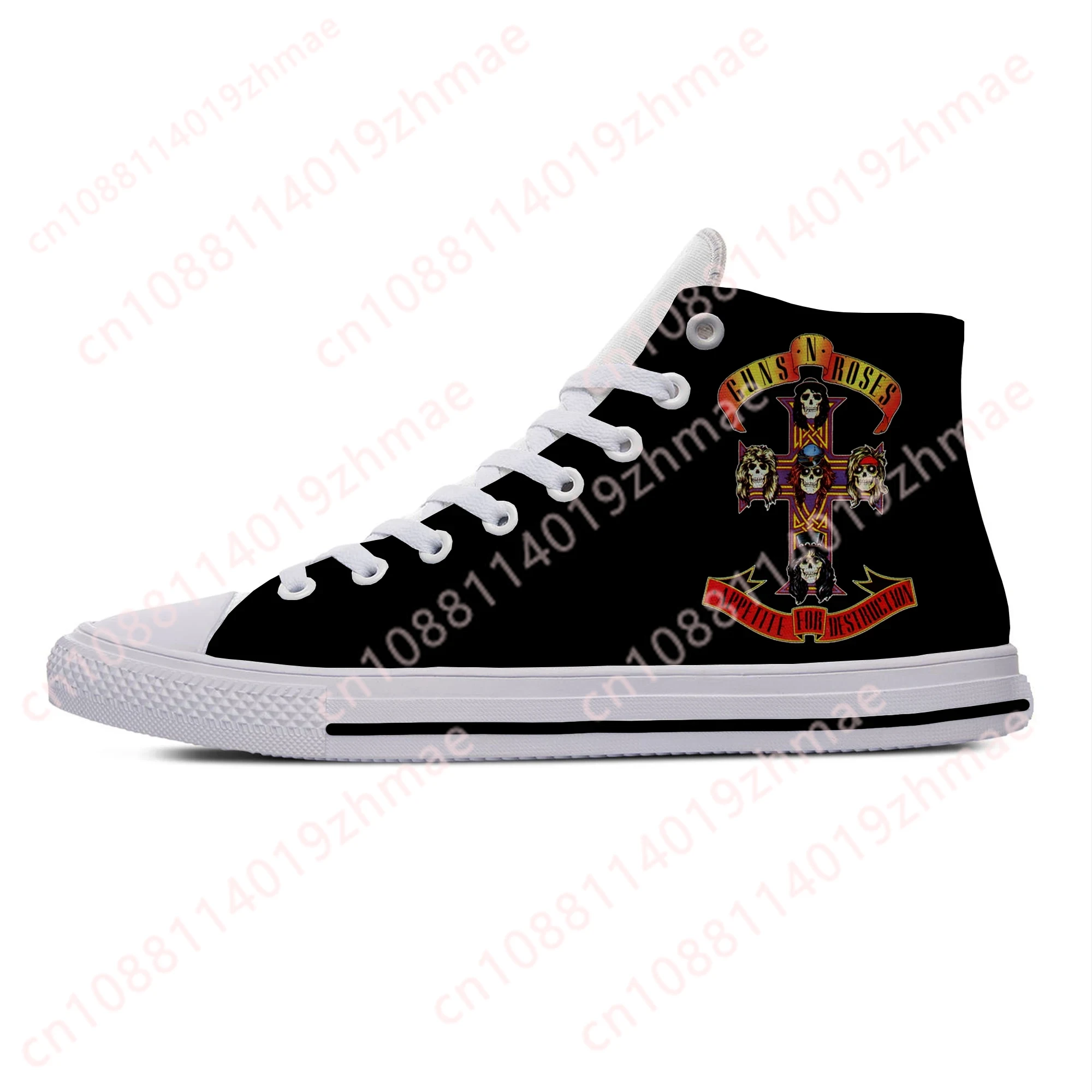 Hot 3D Guns N Rose Heavy Metal - огляд і ціна Mens Fashion Trainers