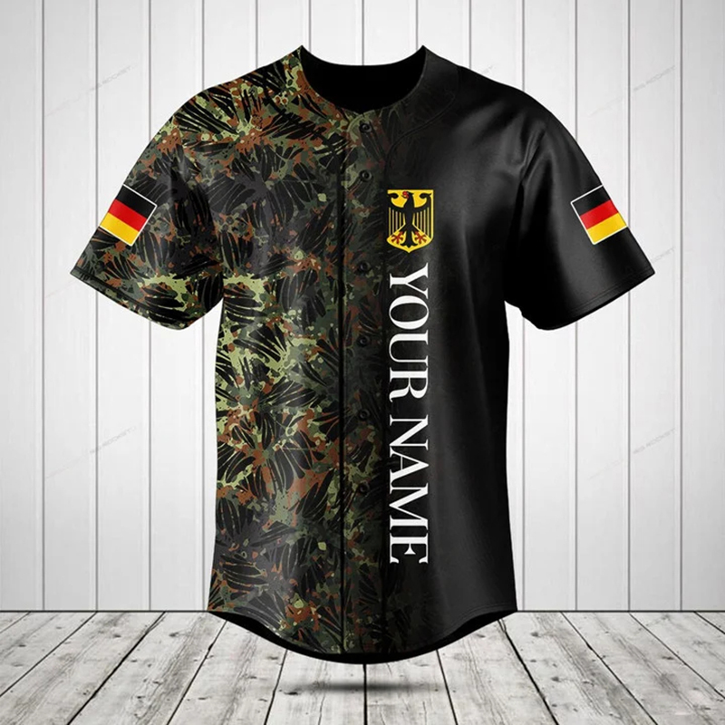 Personalized Germany Shield Gr - огляд і ціна Mens Fashion Baseball Jersey