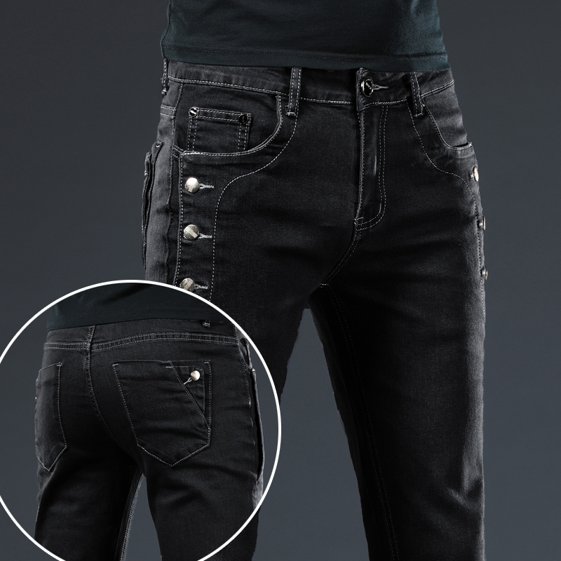 Classic Slim Vintage Fashion M - огляд і ціна Men'S Fashion Grey Jeans