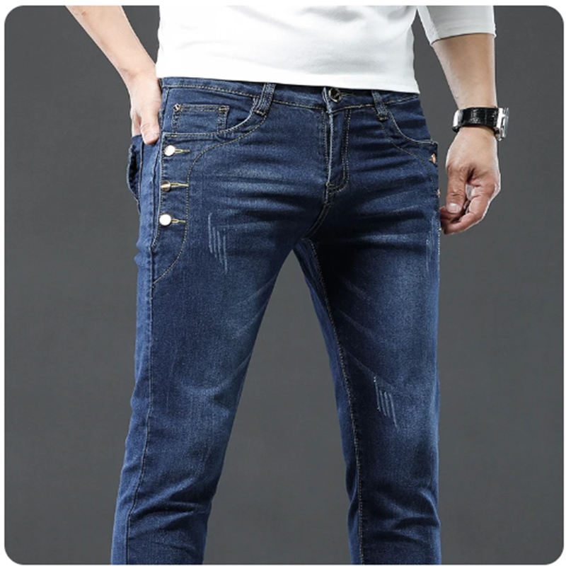 Classic Slim Vintage Fashion M - огляд і ціна Men'S Fashion Grey Jeans