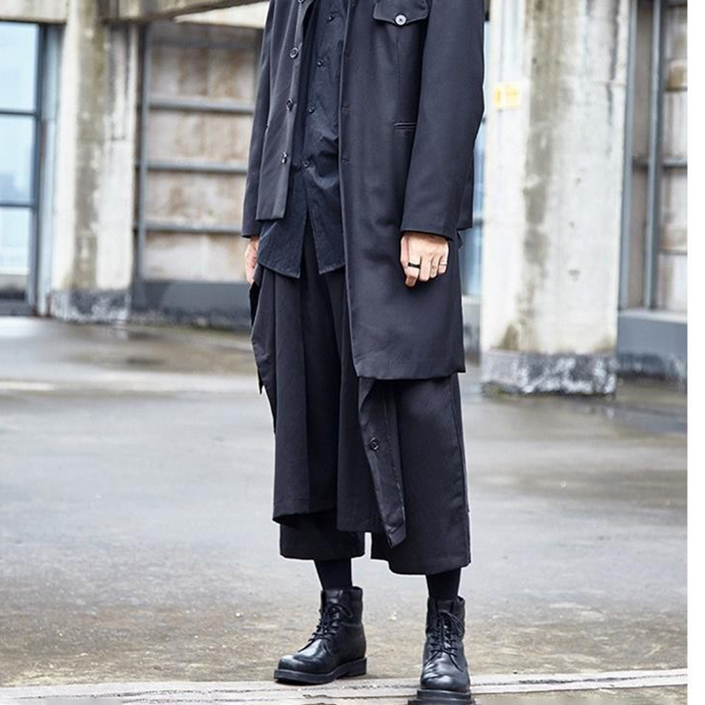 Gothic Dark Pants Y2k Irregula - огляд і ціна Mens Fashion Trend 2026