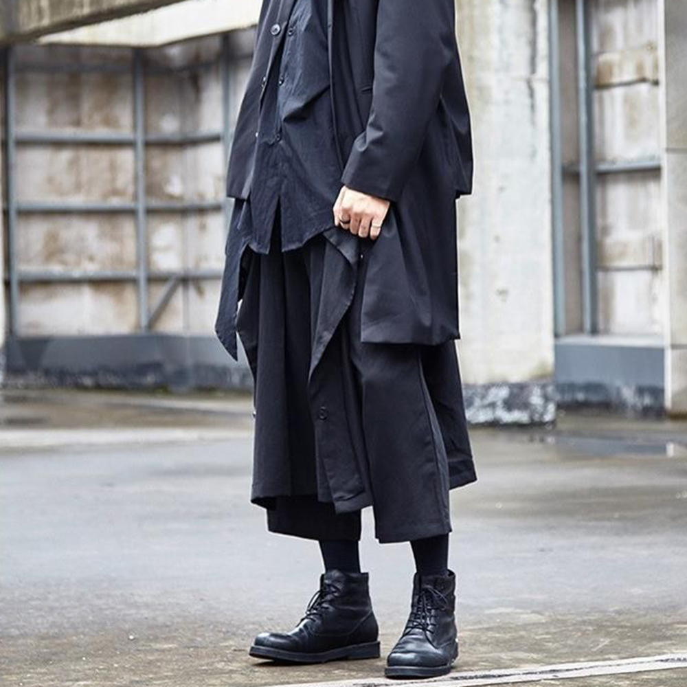 Gothic Dark Pants Y2k Irregula - огляд і ціна Mens Fashion Trend 2026