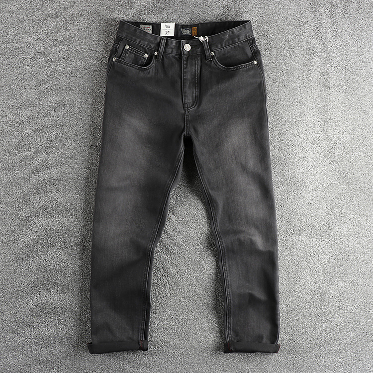 European American New Fashion  - огляд і ціна Men'S Fashion Grey Jeans