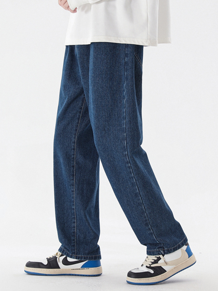 2023 New Korean Fashion Men's  - огляд і ціна Men'S Fashion Grey Jeans