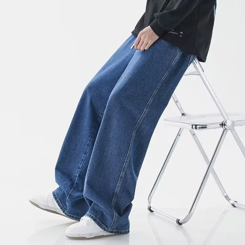 Korean Style Streetwear New Fa - огляд і ціна Men'S Fashion Grey Jeans