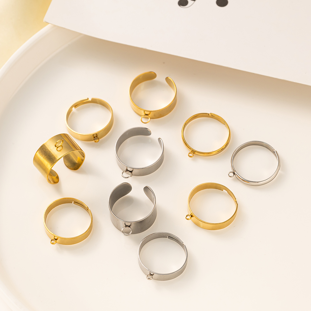 5pcs/Lot Stainless Steel Gold  - огляд і ціна Men'S Fashion Rings