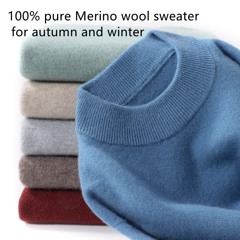 100% Pure Merino Wool Men's Se - огляд і ціна Mens Fashion Jumpers