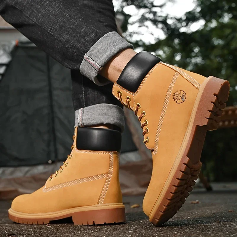 Boots Men High Top Boots High  - огляд і ціна Mens Fashion Trainers