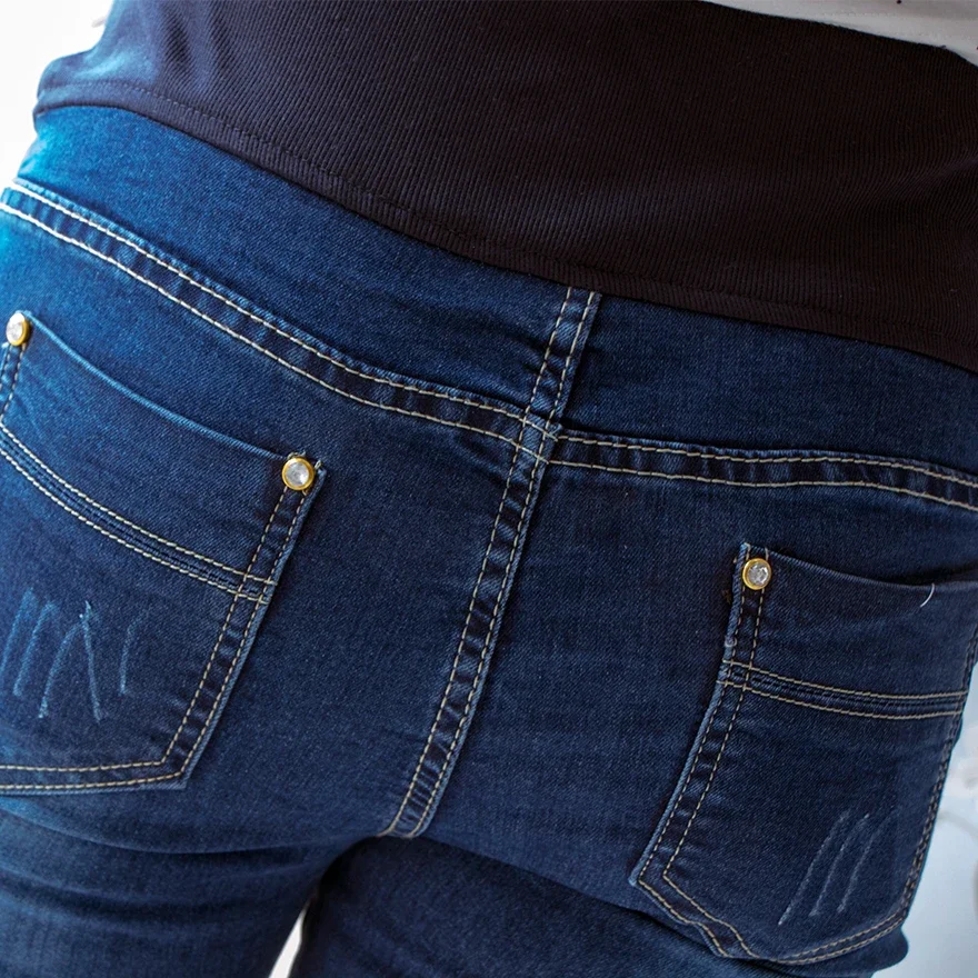 Hot Sale Cotton Denim Maternit - огляд і ціна Skinny Jeans Ripped